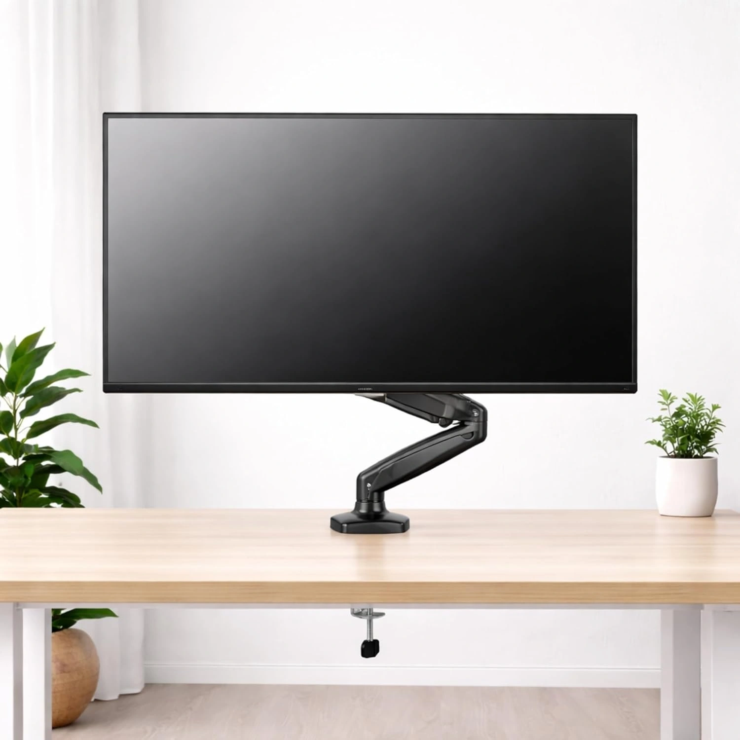 LED Monitor Mount Stand For LED 17"- 32" with Gas Spring Desk Arm view 4